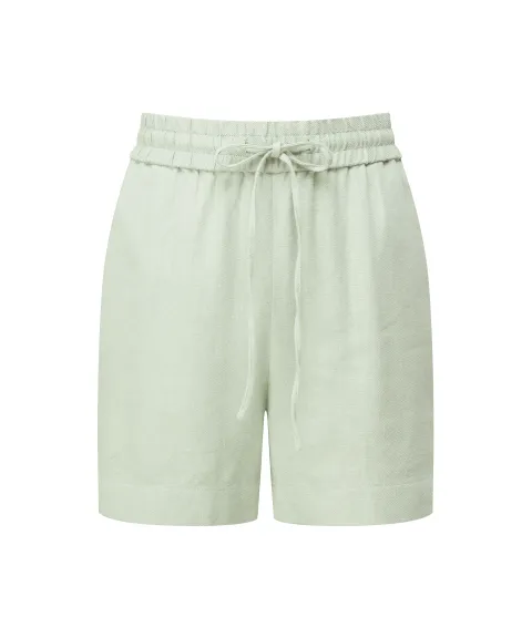 Schöffel Country Daphne Linen Shorts - Aqua Grey