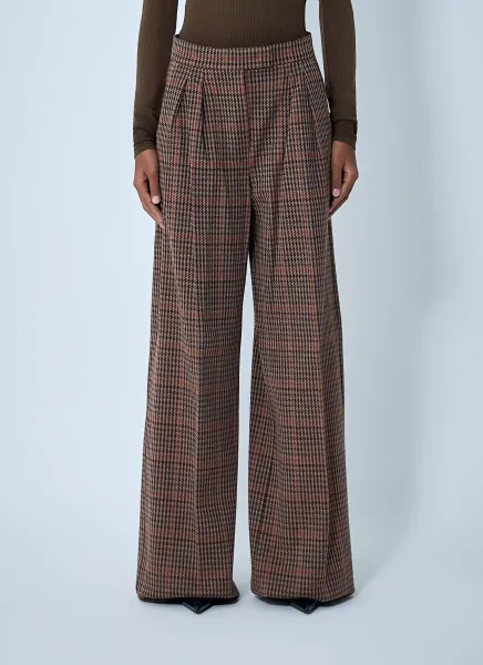 Tailored Wool-Blend Pants