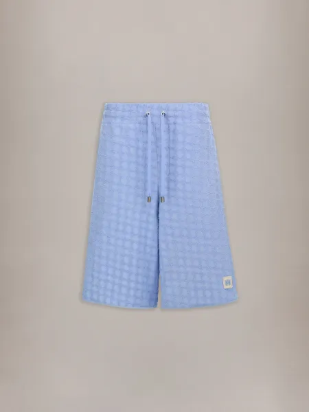 MA QUAD TOWELING SHORT - Skyline Blue