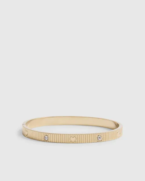 River Island Stainless Steel Heart Bracelet
