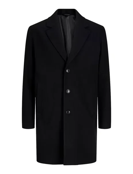 Jack & Jones Smart Overcoat Black