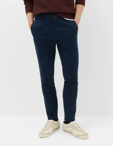 Marks & Spencer Skinny Fit Stretch Chinos Navy