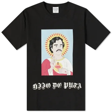 Washed Heavy Crew Neck Colour T-Shirt