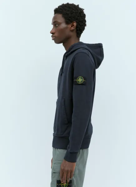 Logo Patch Hooded Sweatshirt