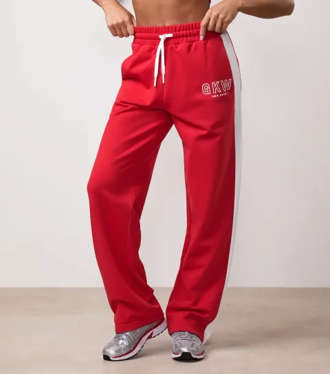 Women's Red GKW Tracksuit Bottoms