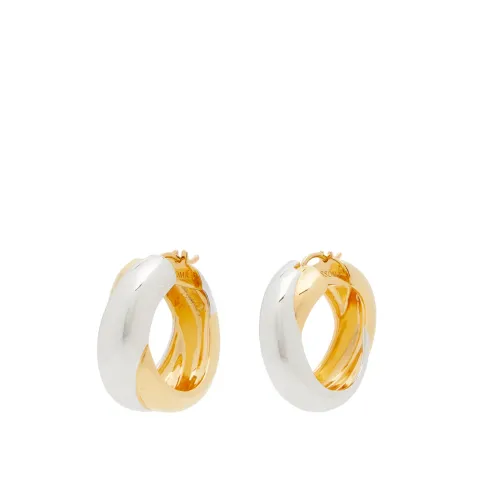 x Lucy Williams Chunky Entwine Medium Hoop Earrings