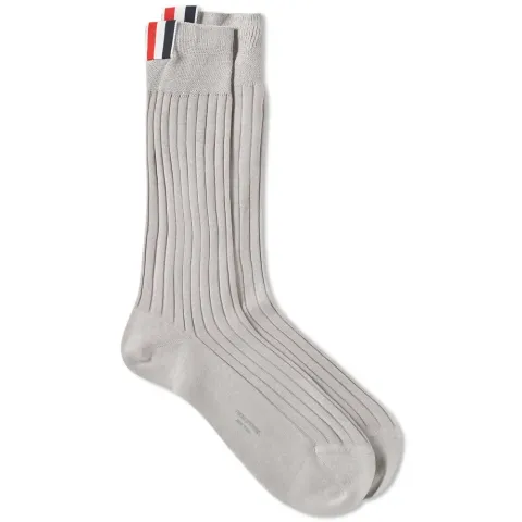 Triclolour Detail Rib Sock