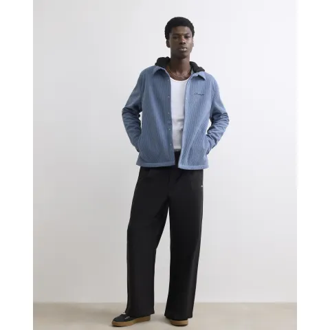 River Island Corduroy Hooded Double Faced Shirt