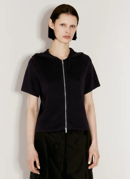 Zip-Up Knit Sweater