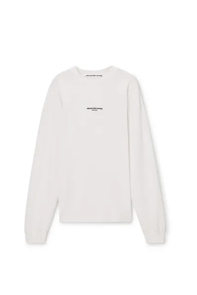 LOGO PRINT LONG SLEEVE TEE