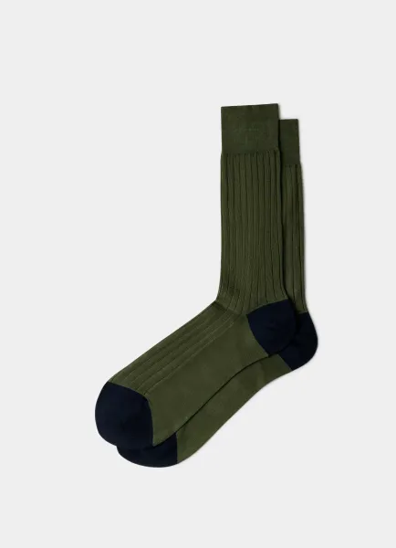 Mercerised Cotton Socks Short