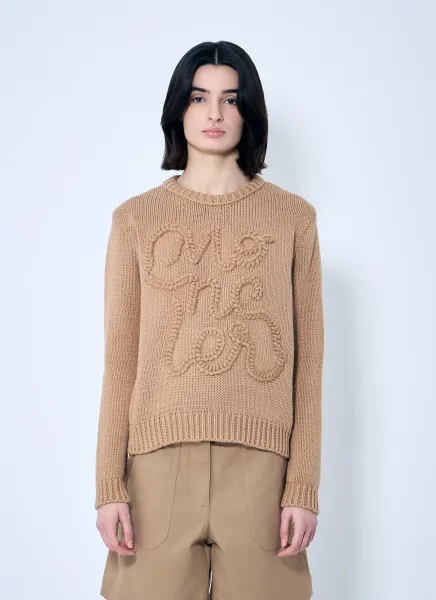 Logo Embroidered Sweater
