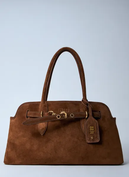 Aventure Suede Handbag