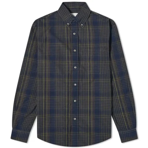 Button Down Madras Premium Shirt