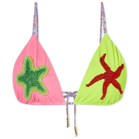 String Bead Bikini Top