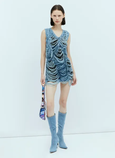 M-Bianca Laddered Knit Dress