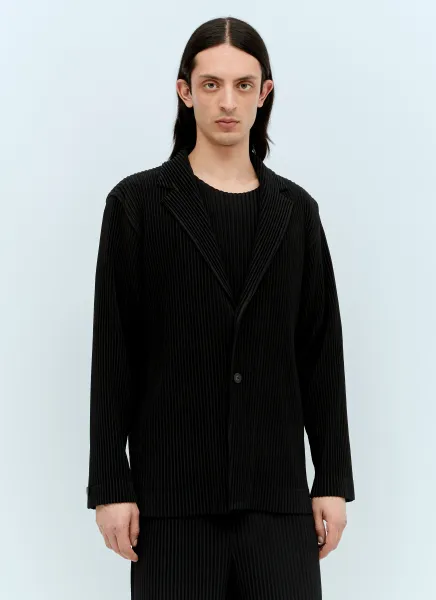 Pleated Blazer