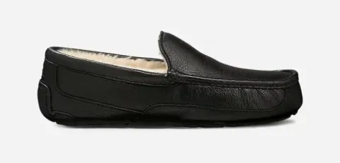 Ascot for Men, Leather/Wool