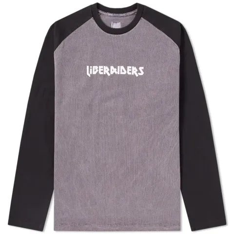 Long Sleeve Metal Logo Raglan Tee