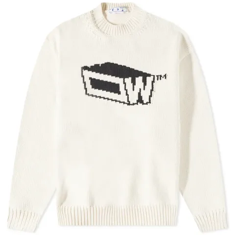 Graffiti Zine Chunky Crew Neck Knit