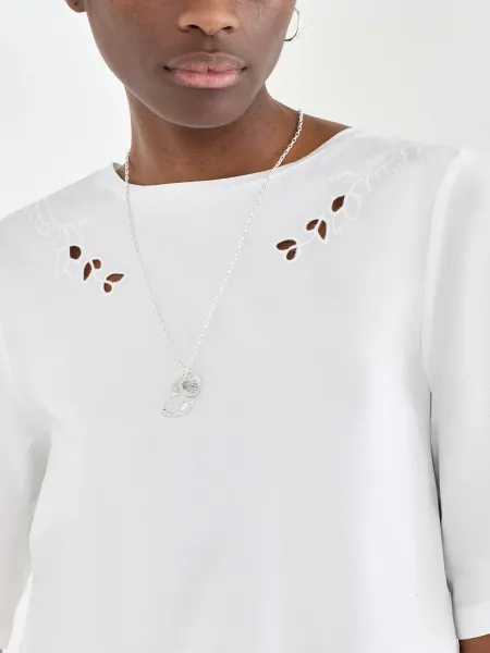 TUTTI Light Sterling Silver Plated Pendant Necklace