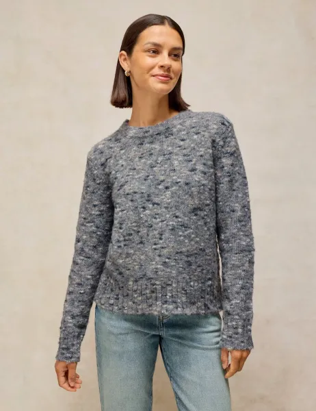 White Stuff NENA NEP JUMPER Grey Mix