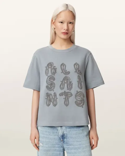 Ella Embroidered Lisa Boxy T-Shirt
