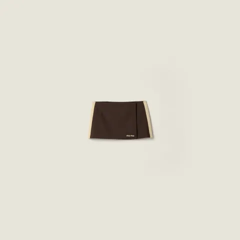 Kid mohair miniskirt