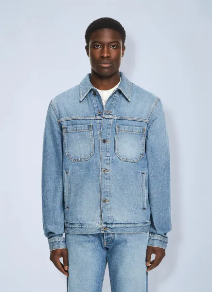 Half Arrow Denim Skate Jacket