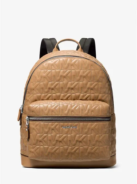 Michael Kors Hudson Medium Logo Embossed Dome Backpack