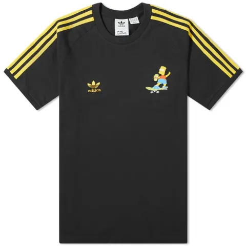 x The Simpsons 3 Stripe T-Shirt