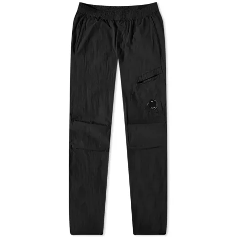 Lens Pocket Drawstring Nylon Track Pant