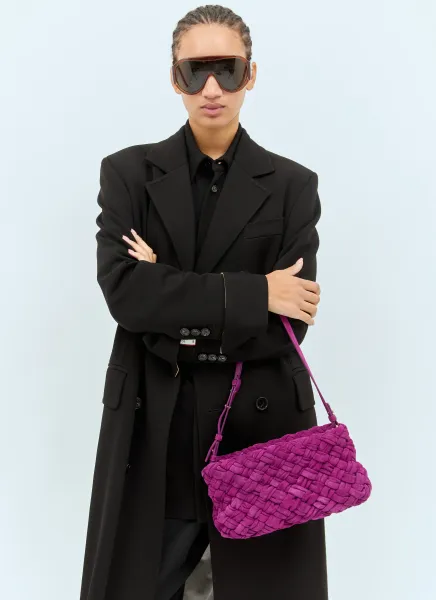 Kalimero Cha-Cha Suede Shoulder Bag