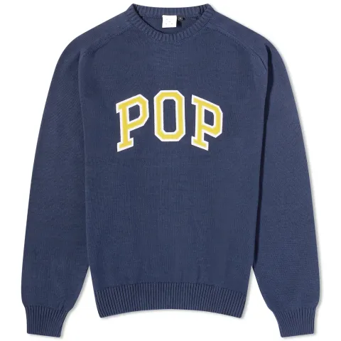 Arch Logo Raglan Crew Knit