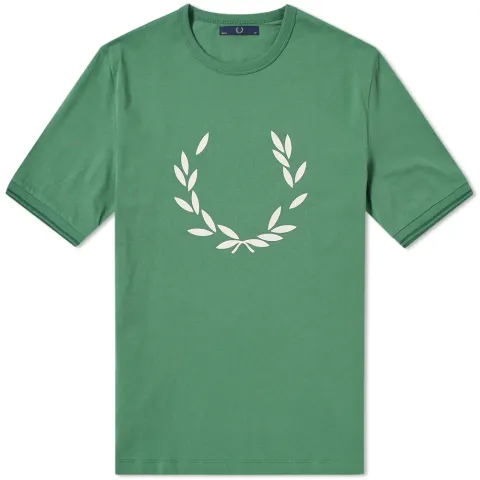 Fred Perry Laurel Partial Printed Tee