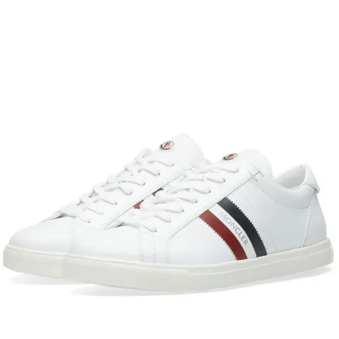 La Monaco Tricolour Stripe Leather Sneaker