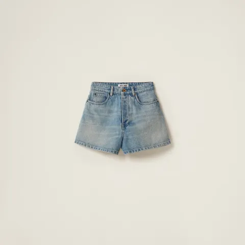 Denim shorts