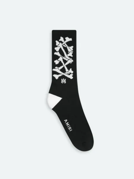 BONES SOCK - Black/White