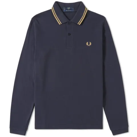 Fred Perry Reissues Long Sleeve Original Twin Tipped Polo