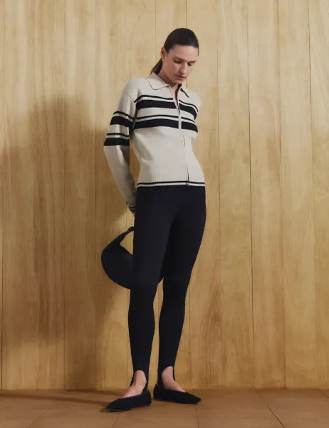Marks & Spencer High Waisted Stirrup Leggings Black