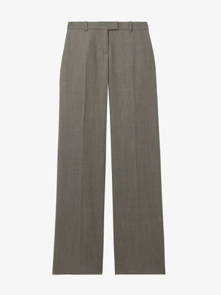 Straight Leg Bumster Trousers