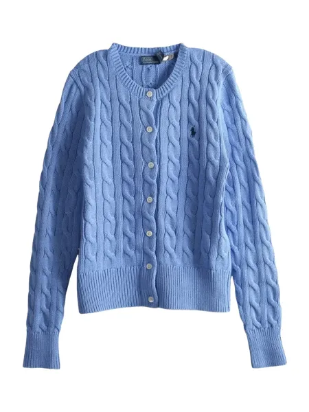 Crewneck Cardigan Light Blue