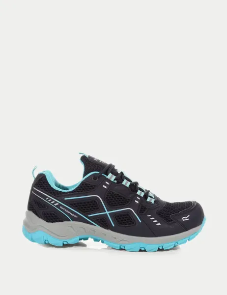 Regatta Lady Vendeavour Waterproof Walking Shoes Navy Mix