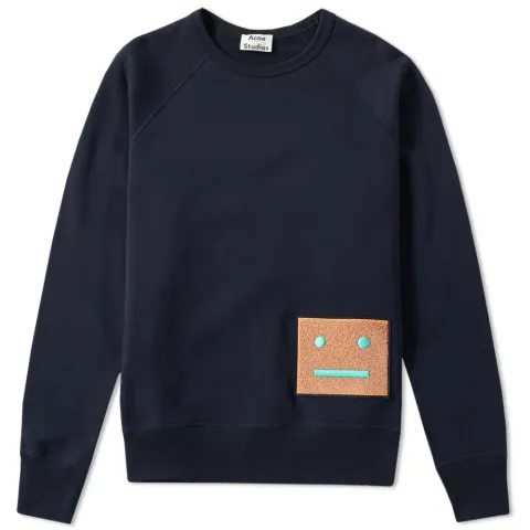 Large Face Crew Sweat