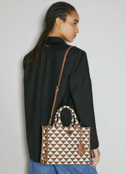 Small Symbole Embroidered Handbag