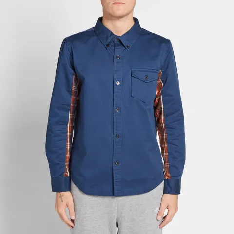 Plaid Panel Shirt