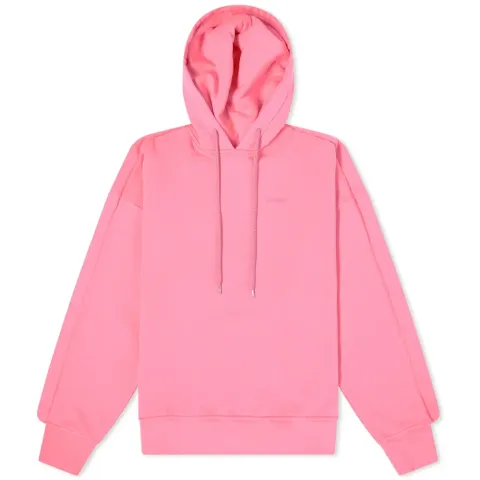 Logo Stitched Edge Hoodie