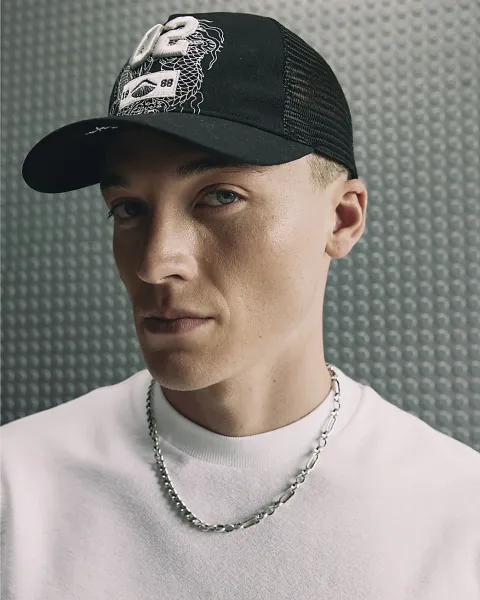 River Island Japanese Trucker Cap