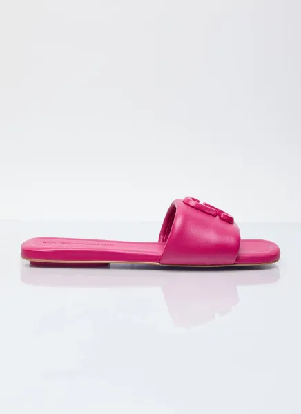 The J Marc Leather Slides