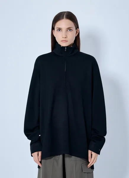 Polar Jogging Virgin Wool Half-Zip Top